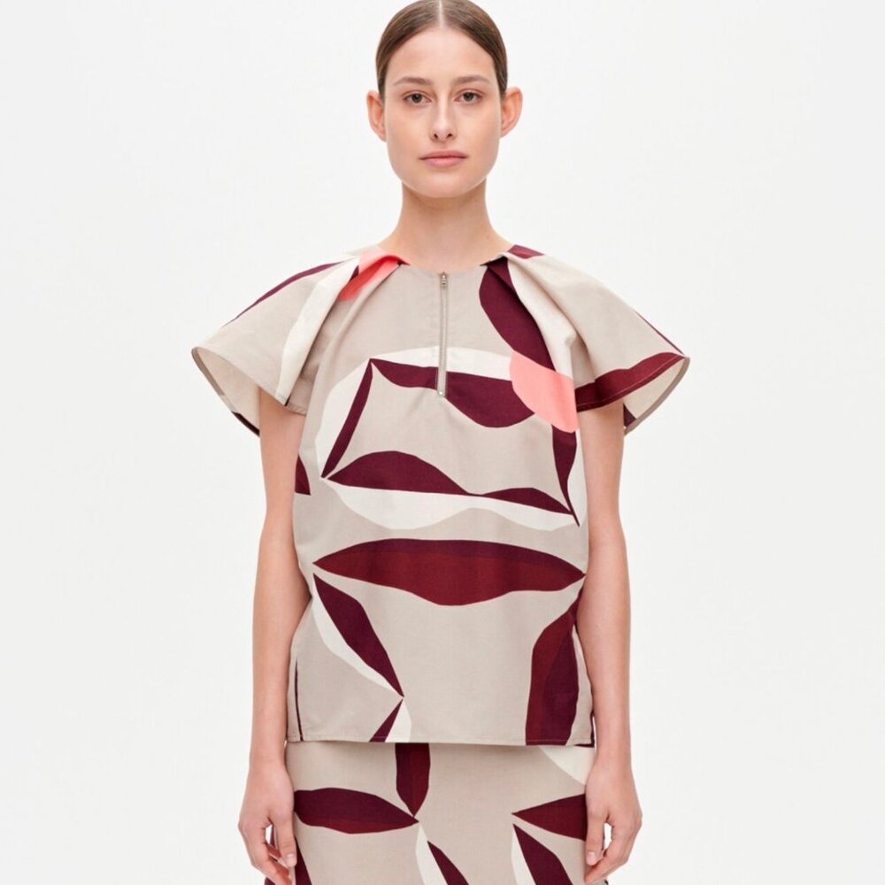 Nearly new Marimekko Esmi Apajat blouse EU size 34 / US size 4 / size S